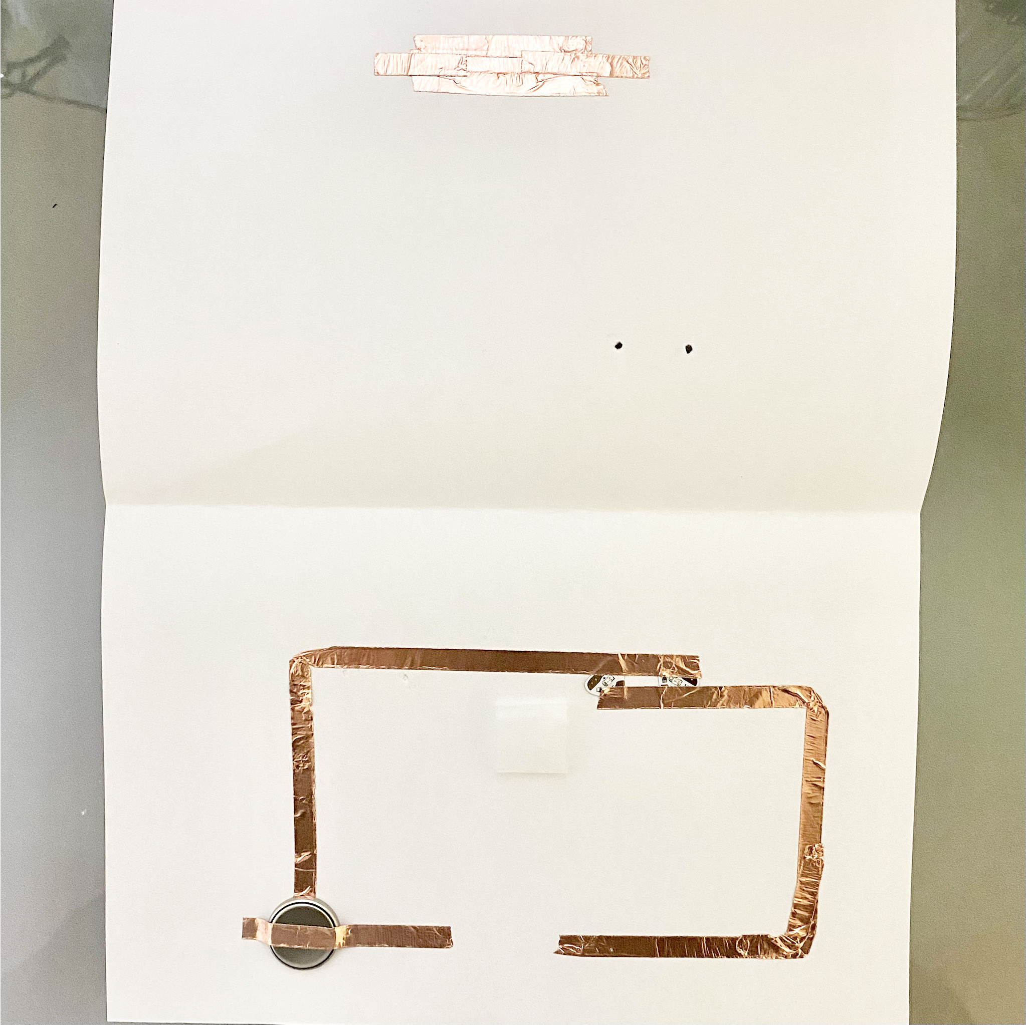 This is how the circuit looks on the inside - it's a relatively simple interactive circuit.